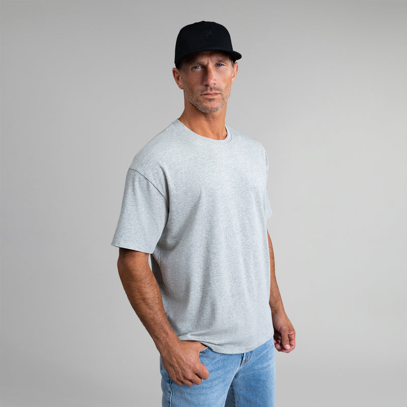 Cloud Crew Drop T-Shirt - Heather Gray